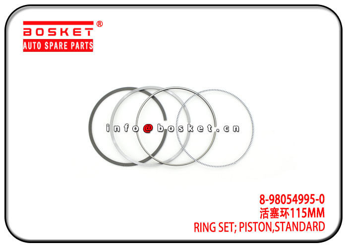 Standard Piston Ring Set For Isuzu 4HG1 4HJ1 NPR71 8-98054995-0 8-97219054-0 8980549950 8972190540