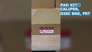 BỘ KIT PAD; CALIPER, DISC BRK, FRT