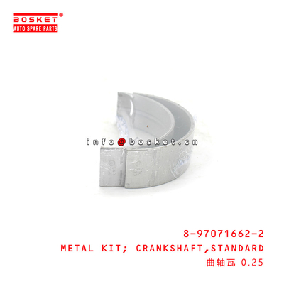 8-97071662-2 Standard Crankshaft Metal Kit For ISUZU NPR 8970716622