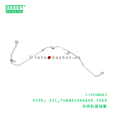ISUZU 6HK1 Turbocharger Feed Oil Pipe 1-13314064-2