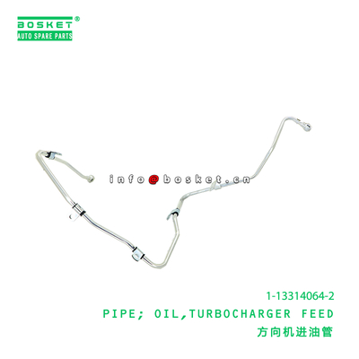 ISUZU 6HK1 Turbocharger Feed Oil Pipe 1-13314064-2