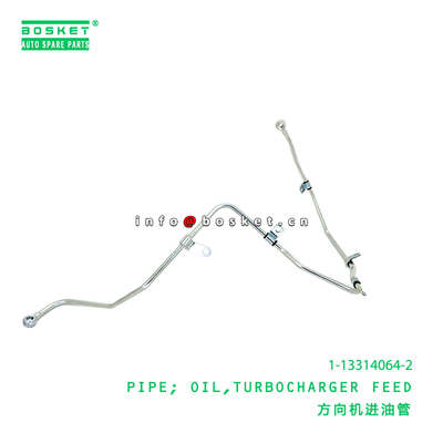 ISUZU 6HK1 Turbocharger Feed Oil Pipe 1-13314064-2