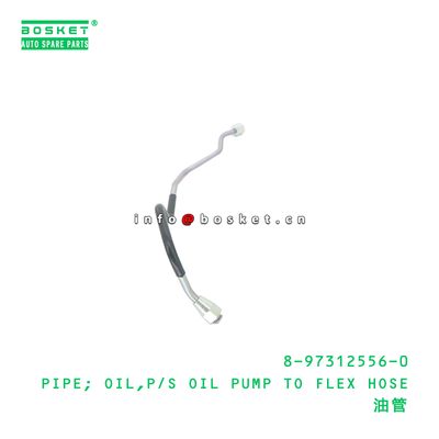 8-97312556-0 Power Steering Oil Pump To Flex Hose Oil Pipe suitable for ISUZU   8973125560