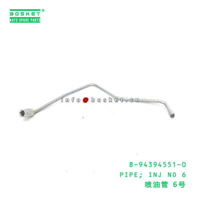 8-94394551-0 Injection No 6 Pipe suitable for ISUZU   8943945510