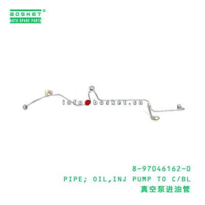 8-97046162-0 Injection Pump To Cylinder Block Oil Pipe suitable for ISUZU   8970461620