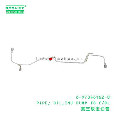 8-97046162-0 Injection Pump To Cylinder Block Oil Pipe suitable for ISUZU   8970461620