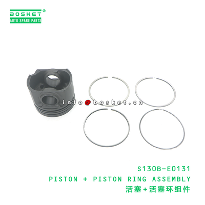S130B-E0131 Piston Assembly with Piston Ring for Hino J08E Engine - 3 Months Warranty