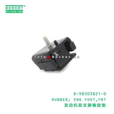 8-98303821-0 RUBBER; ENG FOOT,FRT suitable for ISUZU ELF 300 8983038210
