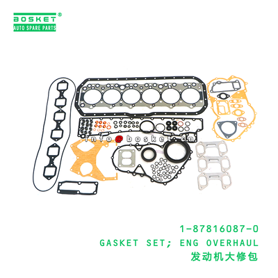 1-87816087-0 GASKET SET; ENG OVERHAUL suitable for ISUZU 6BG1 1878160870