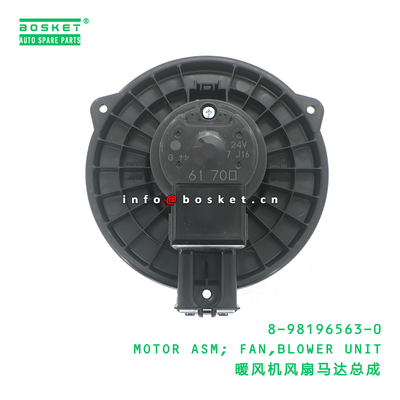 8-98196563-0 MOTOR ASM; FAN,BLOWER UNIT suitable for ISUZU 8981965630