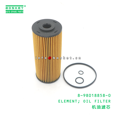 8-98018858-0 Oil Filter Element Suitable for ISUZU 4JJ1 Engine Oil Filter with 3 Months Warranty