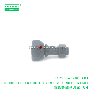 51755-45200 End Bolt Front With Nuts Right Side HD72 Compatible Steering End Bolt for Japanese Truck Parts