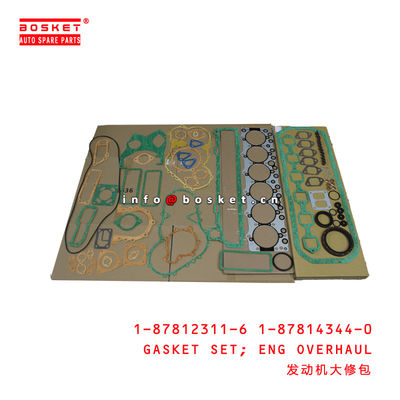 1-87812311-6 1-87814344-0 1878123116 1878143440 Engine Overhaul Gasket Set For ISUZU XE 6BG1