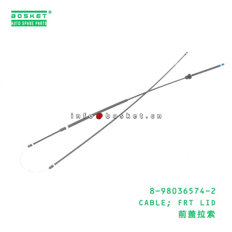 8-98036574-2 CABLE; FRT LID suitable for ISUZU VC46 6UZ1 8980365742