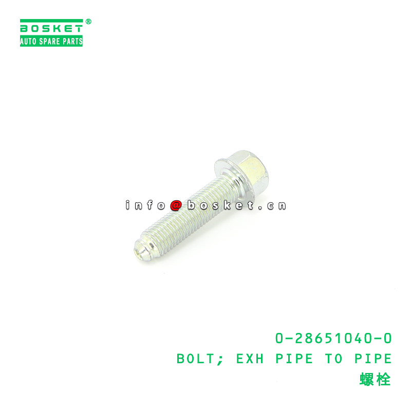 0-28651040-0 BOLT; EXH PIPE TO PIPE suitable for ISUZU VC46 6UZ1 0286510400